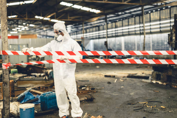 Professional Biohazard technician working in Camano Island, WA